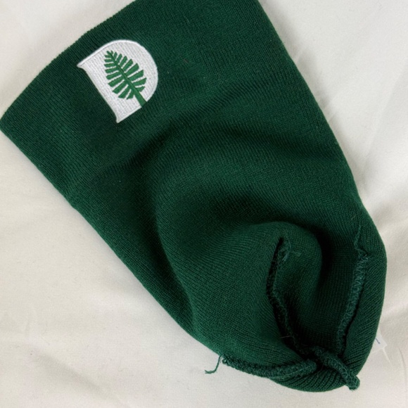 NWOT Dartmouth College D Pine Dk Green Stocking Hat Beanie OS Ski Cap Packable - Picture 7 of 9